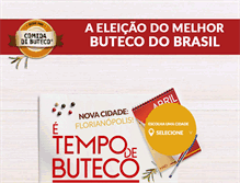 Tablet Screenshot of comidadibuteco.com.br